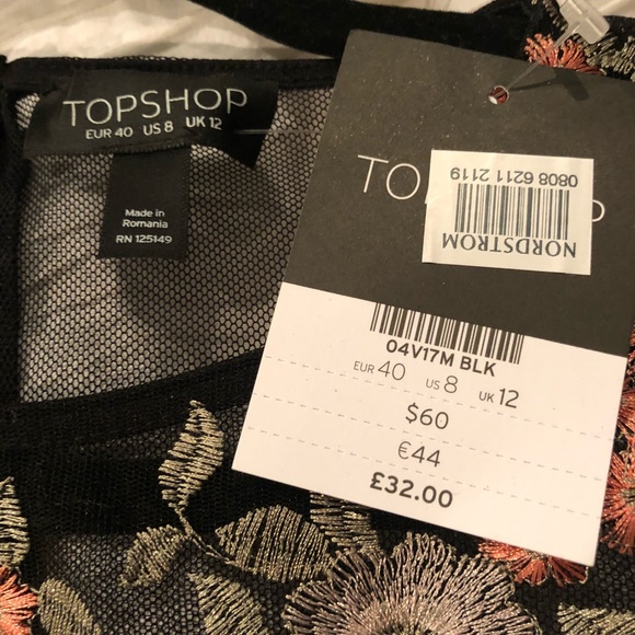 Topshop Mesh Bodysuit - Picture 4 of 4